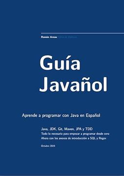 Cover of our Java guide in Spanish.